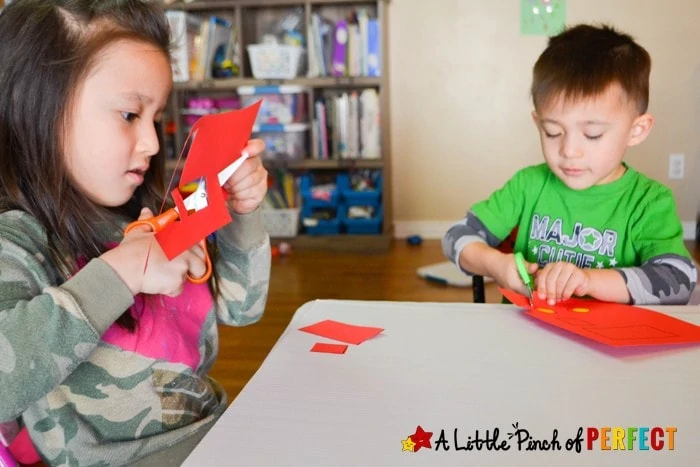 Letter of the Week A-Z Series: T is for Train Activities and Crafts for Kids: Simple hands on learning activities you can do with a box of trains (letter craft, letter formation, fine motor skills, sequencing, and sorting)