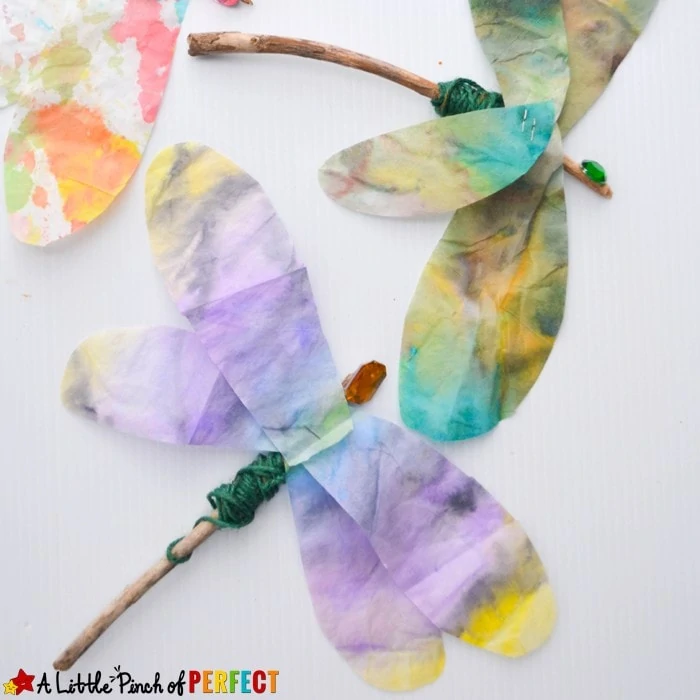 Beautiful Dragonfly Stick Craft: Easy Nature Craft for Kids