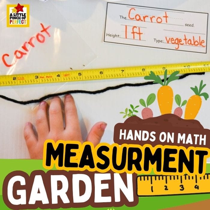 Measurement Garden: Spring Math Activity for Kids
