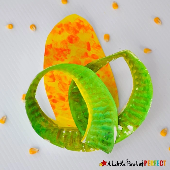 Paper Plate Corn: Easy Harvest Craft for Kids to Make