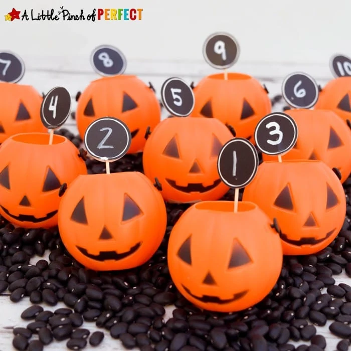 Halloween Pumpkin Counting: Math Time with Kids