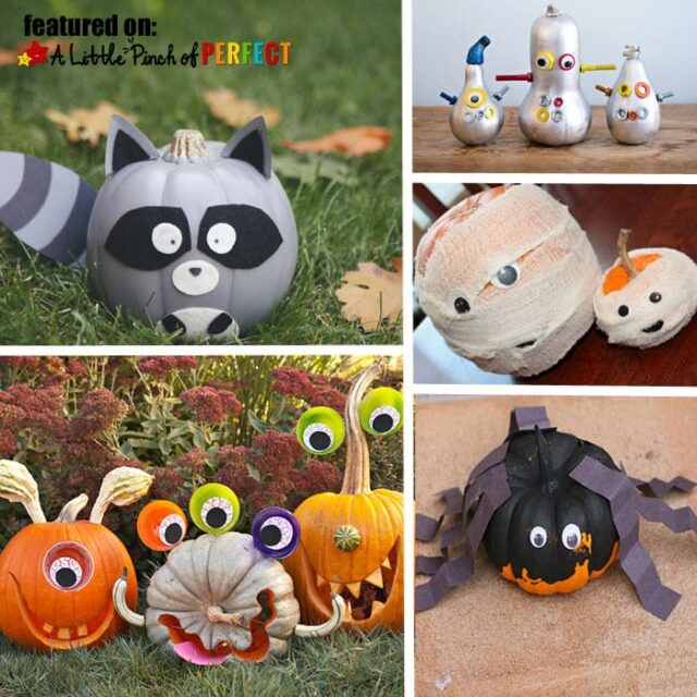 10 Halloween No Carve Pumpkin Ideas of Favorite Kids Characters - A ...