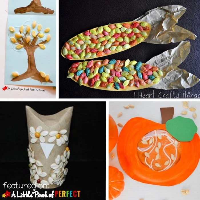 Pumpkin Seed Activities for Kids: Creative ways to craft, play, and learn with pumpkin seeds (Fall. Halloween)