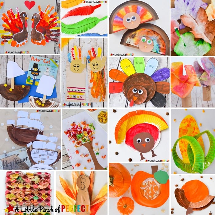 16 Easy Thanksgiving Crafts for Kids to Make this Fall