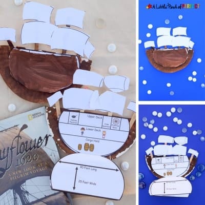 Learning about the Mayflower Paper Plate Craft and Free Template - A ...