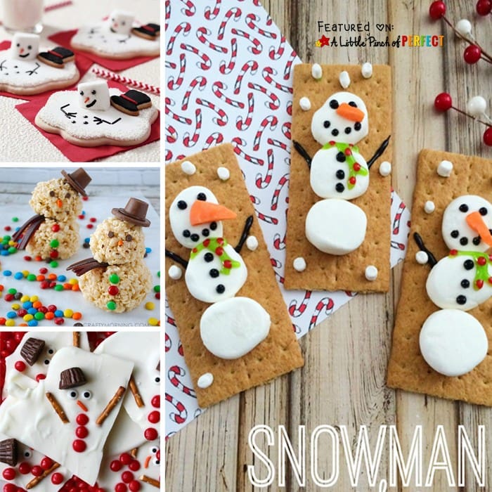 35 Easy and Cute Holiday Treats to Enjoy at Your Christmas Party: The list includes winter favorites like snowflakes, penguins, and snowmen as well as traditional Christmas ideas like Santa, Rudolph, Christmas trees, and ornaments. They are easy to make so kids could help make them too.