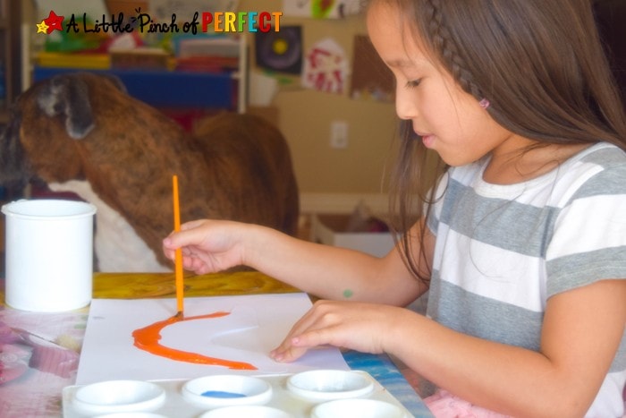 Let kids explore colors as they paint an arch to brighten up any rainy day inspired by the new book, My Color Is Rainbow (Spring, St. Patrick’s Day, Emotions, Preschool, Kindergarten)