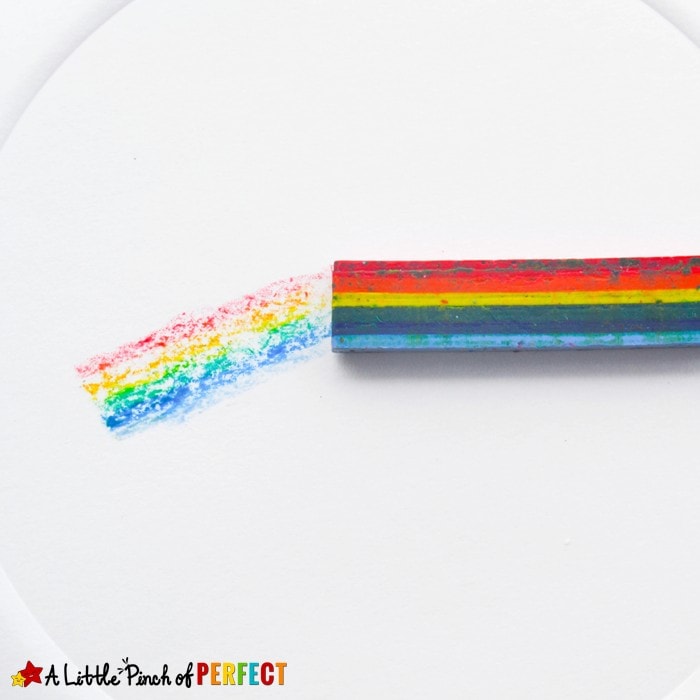 Pop Up Paper Plate Rainbow Craft for Kids: Easy to rainbow craft including a tip to show you how kids can make a rainbow without a big muddy mess of paint (St. Patrick’s Day, Weather Unit, Preschool, Kindergarten, Spring)