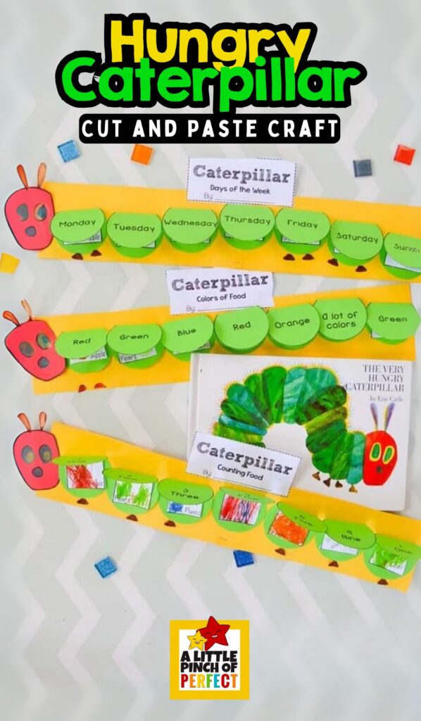 This Hungry Caterpillar craft is an easy printable flap book template for kids