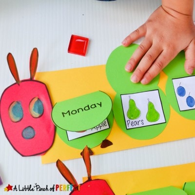Hungry Caterpillar Craft: Free Template for Kids to Cut-and-Paste