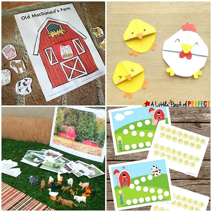 Farm Themed Activities, Crafts, and Printables for Preschoolers