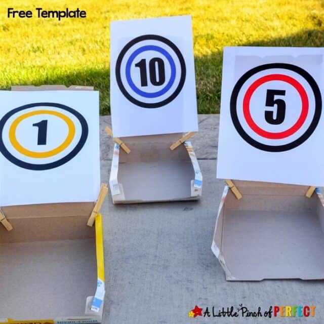 DIY Nerf Gun Targets and Free Template - A Little Pinch of Perfect