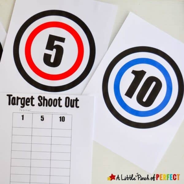 DIY Nerf Gun Targets and Free Template
