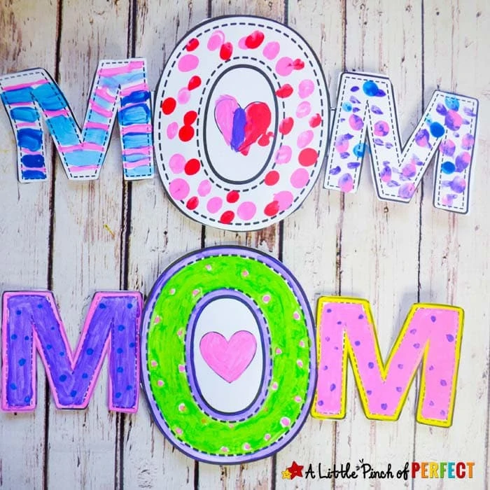 MOM Free Printable Mother’s Day Craft for Kids