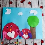 Valentine's Day Owl Craft for Kids and Free Template (#valentinesday #owl #kidsactiviy #kidscraft #papercraft)