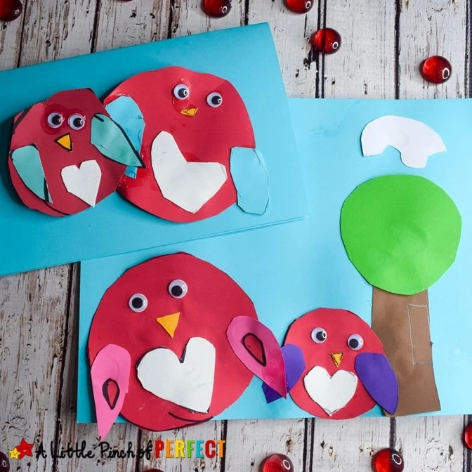 Valentine’s Day Owl Craft and Free Template for Kids
