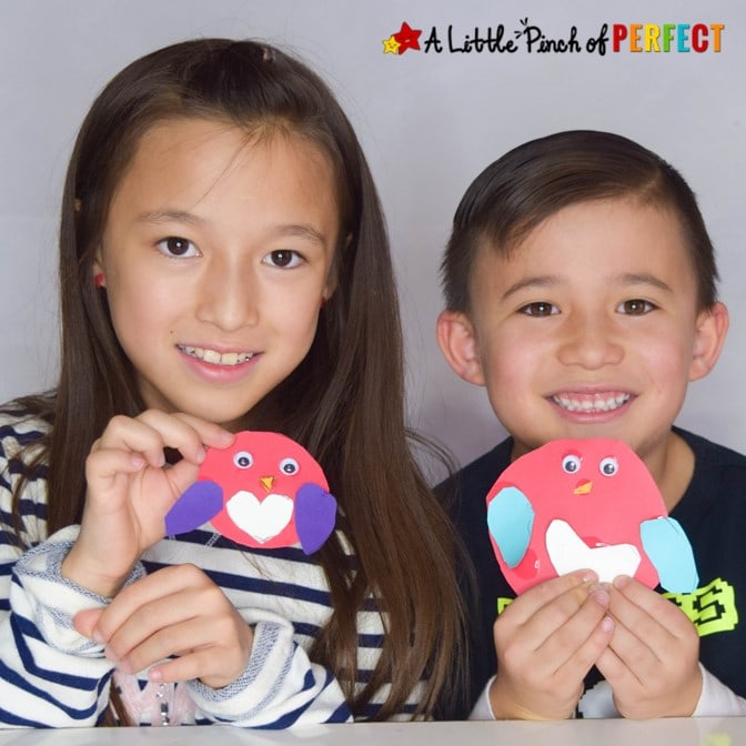 Valentines Day Owl Craft for Kids and Free Template (#valentinesday #owl #kidsactiviy #kidscraft #papercraft)