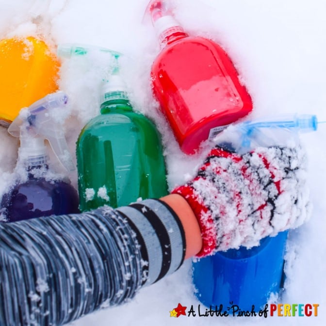 How To Make Snow Paint Winter Kids Activity