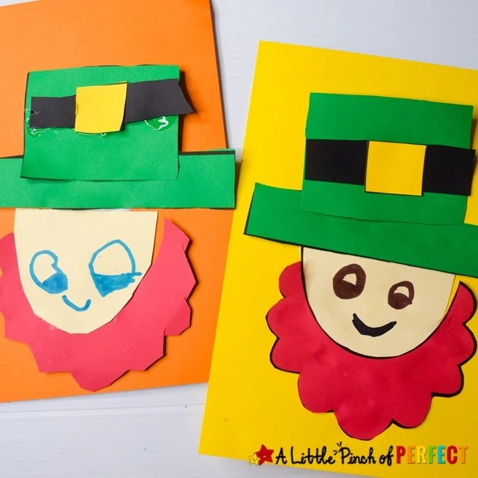 Leprechaun Craft and Free Template for St. Patrick’s Day