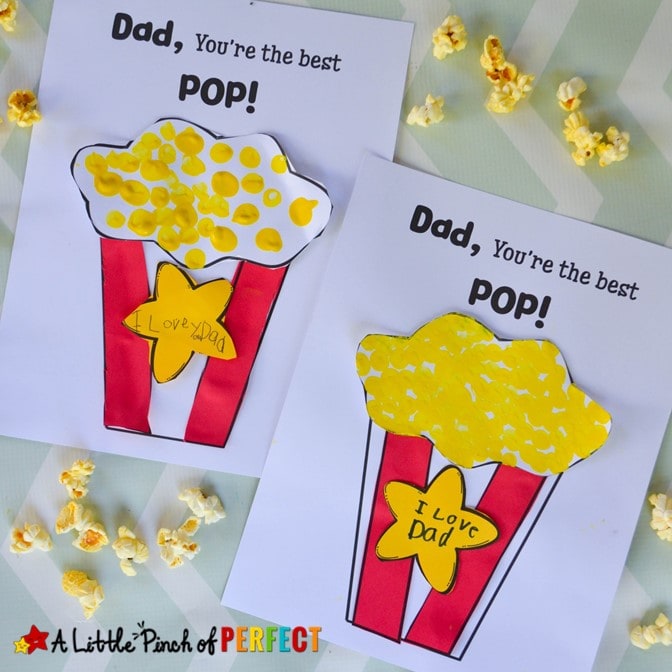 I Love You Pop: Popcorn Father’s Day Craft