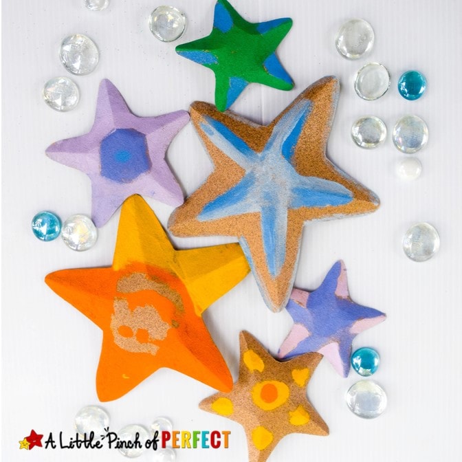 Starfish Craft with Free Template for Kids