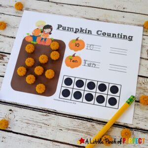 Free Printable Halloween Clip Cards: Counting 1-20 - A Little Pinch of ...