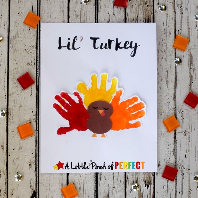 Turkey Handprint Craft and Free Template