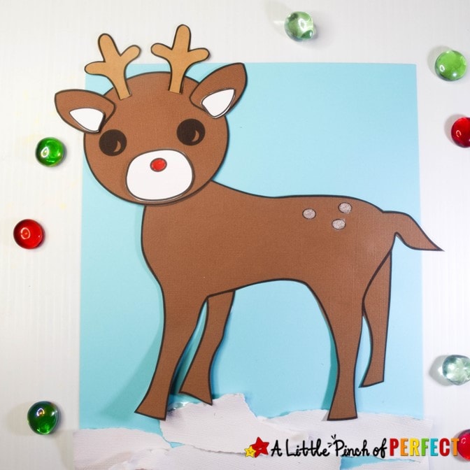 Reindeer Christmas Craft Activity for Kids
