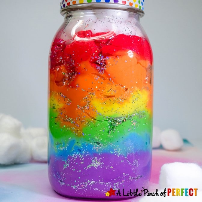 How to Make a Rainbow Jar Craft for Kids: It’s so Pretty!