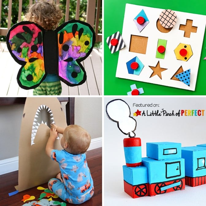 50 + Clever Cardboard Box Boredom Buster Kids Activities