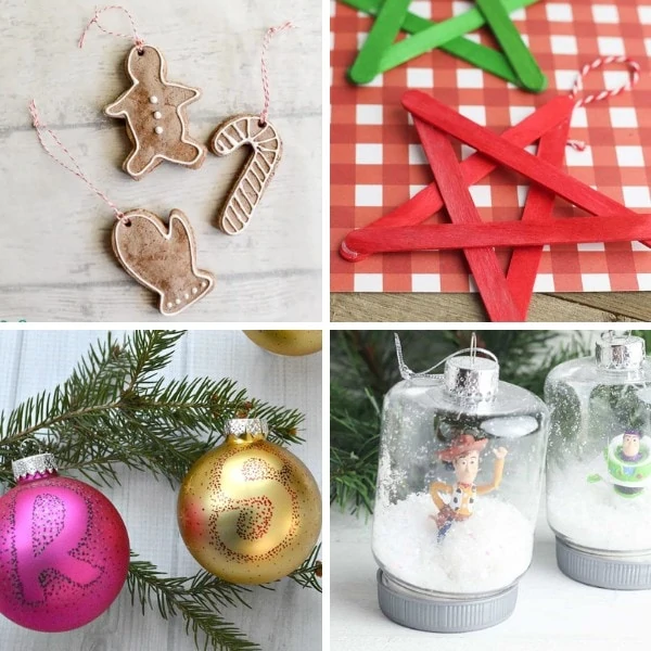 15+ Homemade Christmas Ornament Crafts for Kids