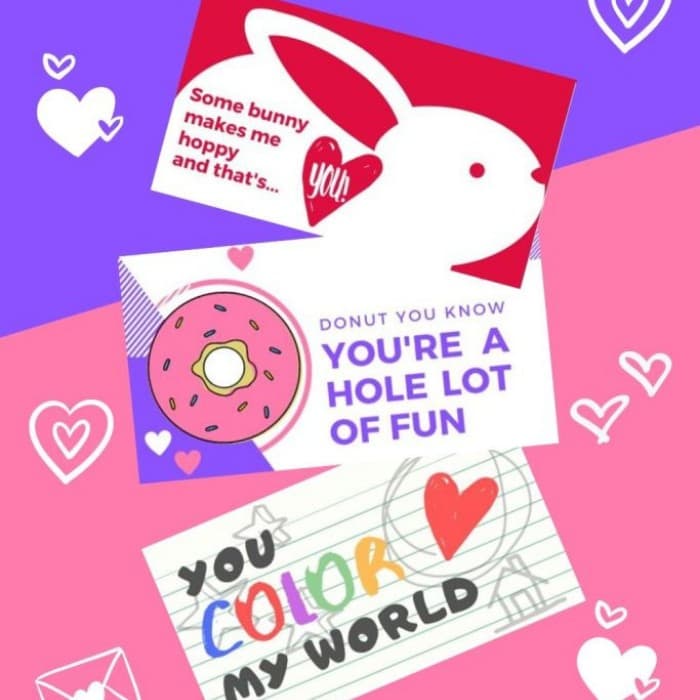 Free Printable Valentine's Day Cards for Kids: Have a blast celebrating one of your kids’ favorite holidays with these super cute Valentine’s Day Cards you can print at home. #valentinesday #card #kids #printable