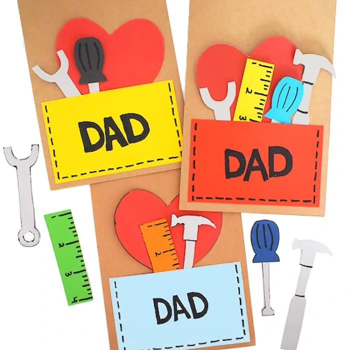 The Best DIY Father's Day Card Crafts for Kids: Check out this list of amazing Father’s Day card ideas to help your kiddos to make their dad’s and grandpa’s day super special this year