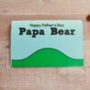 Papa Bear Handprint Father's Day Craft with FREE Template - A Little ...