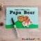 Papa Bear Handprint Father's Day Free Craft Template
