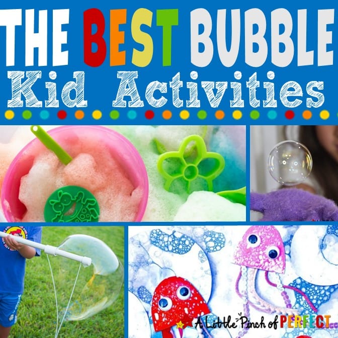 The Best Bubble Activities for Kids Outdoor and Indoor Play #kidactivities #summerfun #bubbles