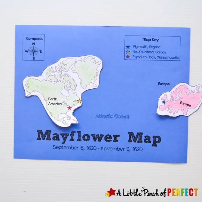 Mayflower Map 