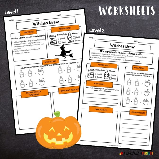 Witches Brew Printable Worksheets for Kids