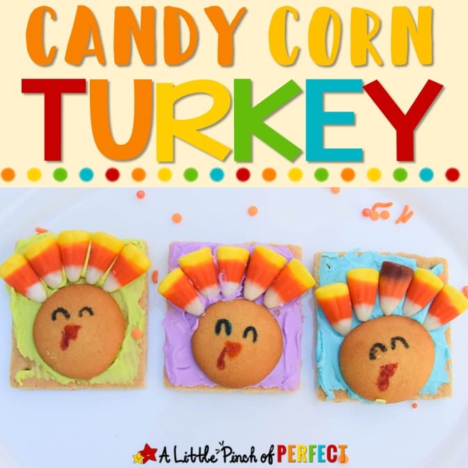 Candy Corn Turkey Snack Kids Treat for Thanksgiving