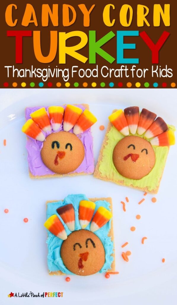 Candy Corn Turkey Thanksgiving Kids Food Craft