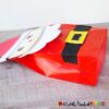 Paper Bag SANTA Kids Christmas Craft Template - A Little Pinch of Perfect