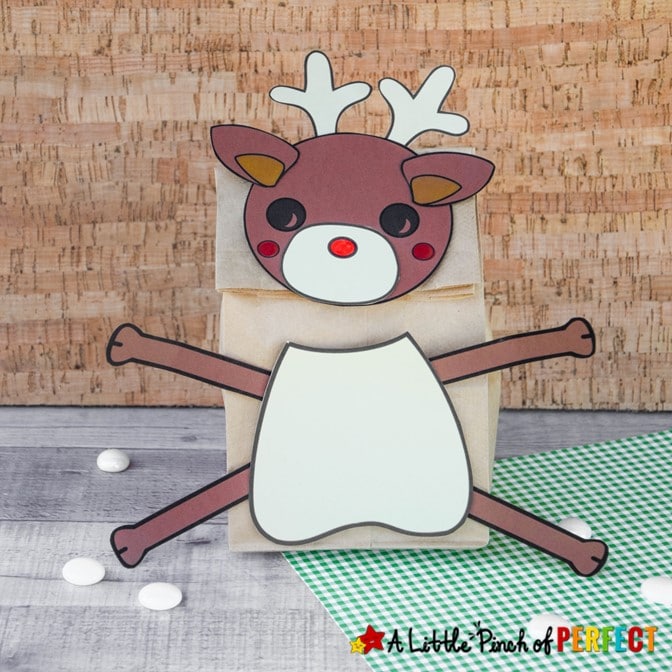 Create With Mom: Reindeer Treat Bag and Giveaway