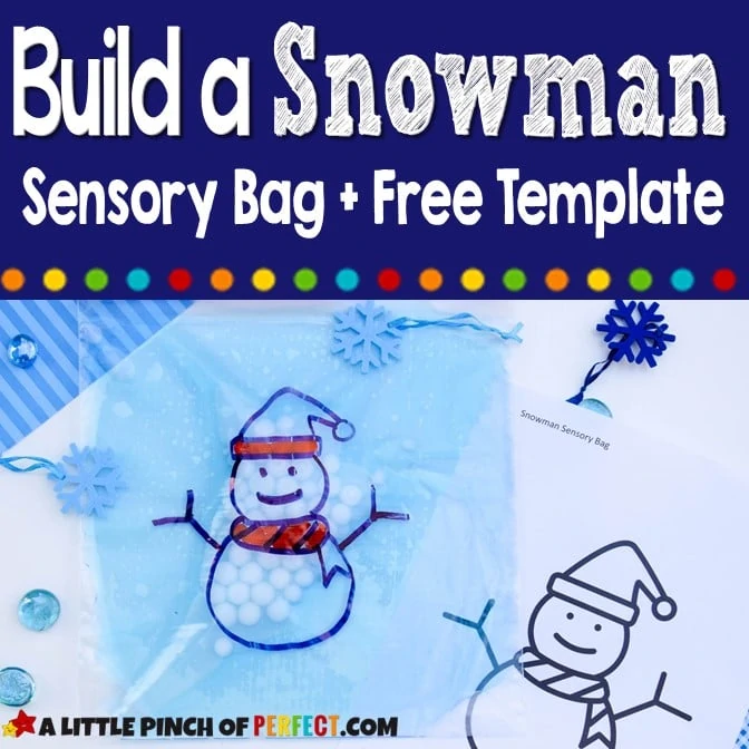 Snowman Sensory Bag