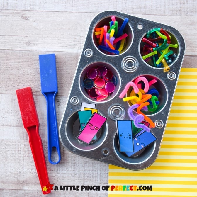 Emotion Faces Magnet Activity for Kids to Learn and Play with. #kidsactivity 