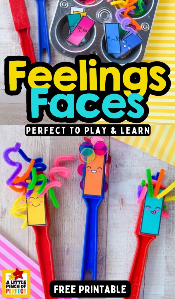 Explore feelings with this fun crazy hair activity! Kids create silly emotion faces while learning social-emotional skills with a free printable.