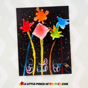 Firework Craft for Kids with Egg Cartons to Celebrate