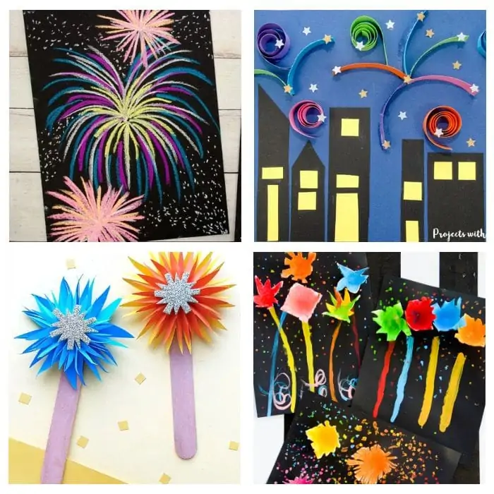 The BEST Firework Crafts for Kids