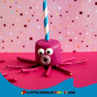 Marshmallow Octopus Craft for Kids to Make and Eat