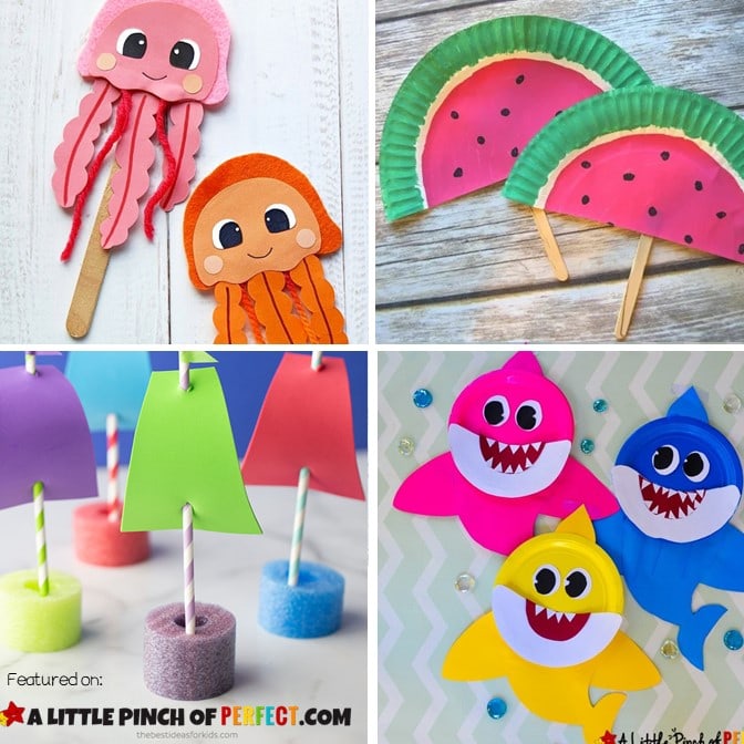 The BEST Summer Crafts for Kids that are Cute and Easy