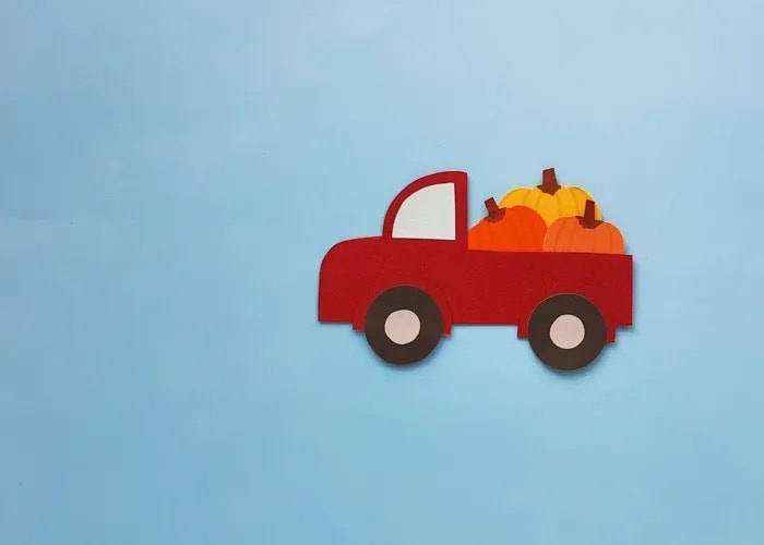 Truck with Pumpkins Craft 